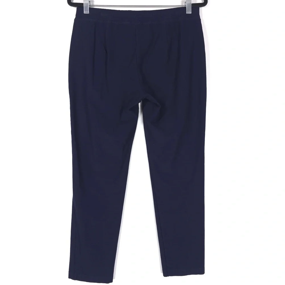 EILEEN FISHER Women’s Pull on Pants Viscose Blend USA🇺🇸MADE EETK Navy MEDIUM‎